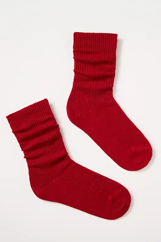 By Anthropologie Solid Cashmere Socks