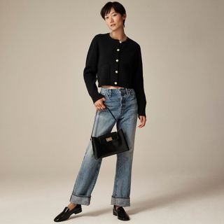 J.Crew, New Relaxed Emilie Sweater Lady Jacket