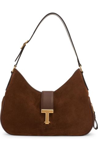 Monarch Medium Suede Hobo Bag