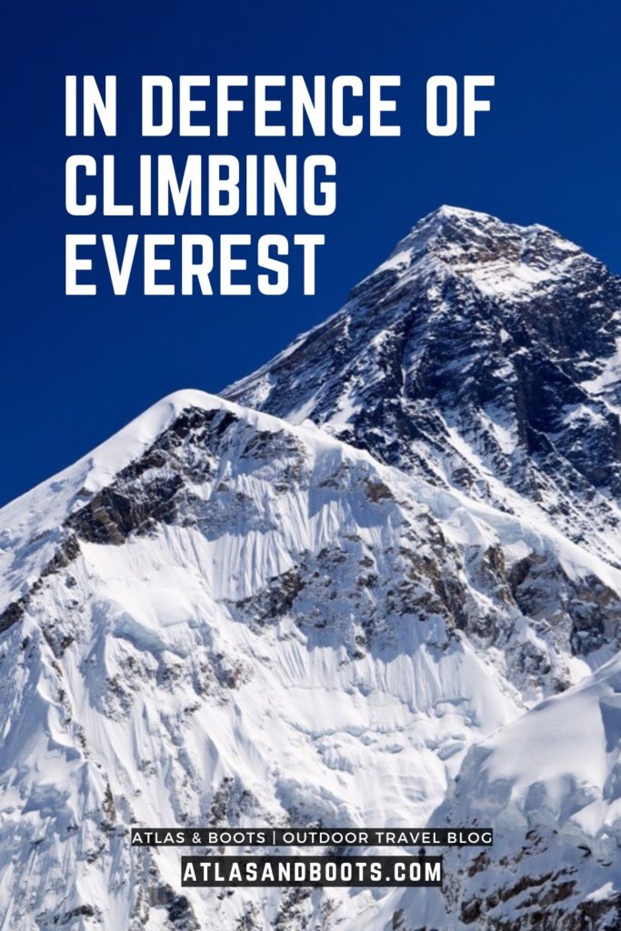 In defence of climbing Everest Pinterest pin