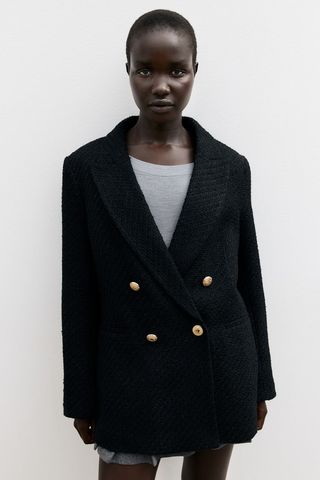 Textured-Weave Jacket