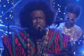 Kamasi Washington crushes performance of "Lesanu" on Fallon