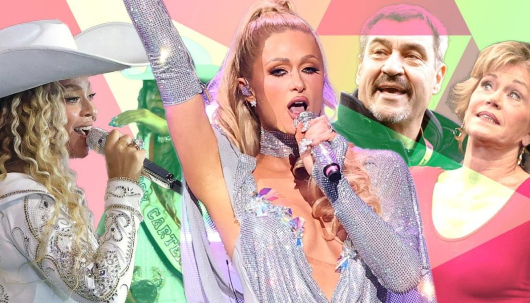 Markus Söder ist die deutsche Mariah Carey, Paris Hilton trägt nichts außer Schleife - WELT