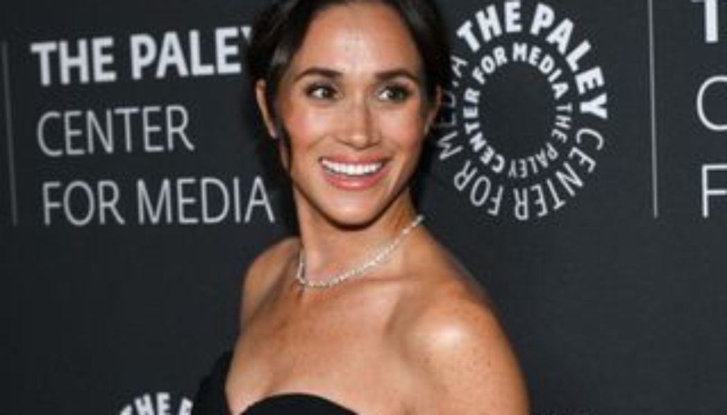 Meghan Markle Just Wore a Backless Dress for a Rare Red Carpet Appearance in Beverly Hills