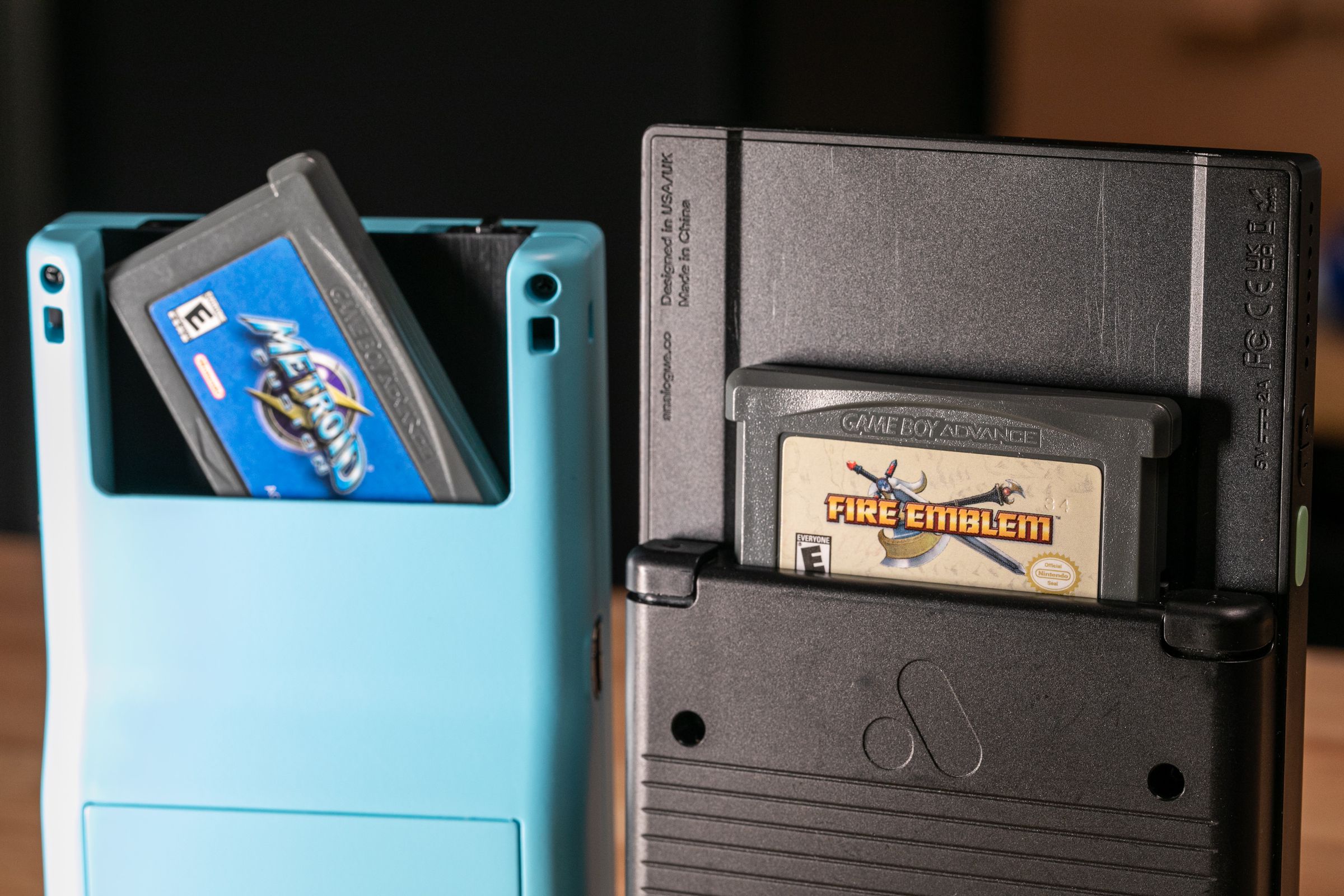 The only way GBA carts fit in the Chromatic: sideways. ModRetro has said it wants to tackle the GBA separately.