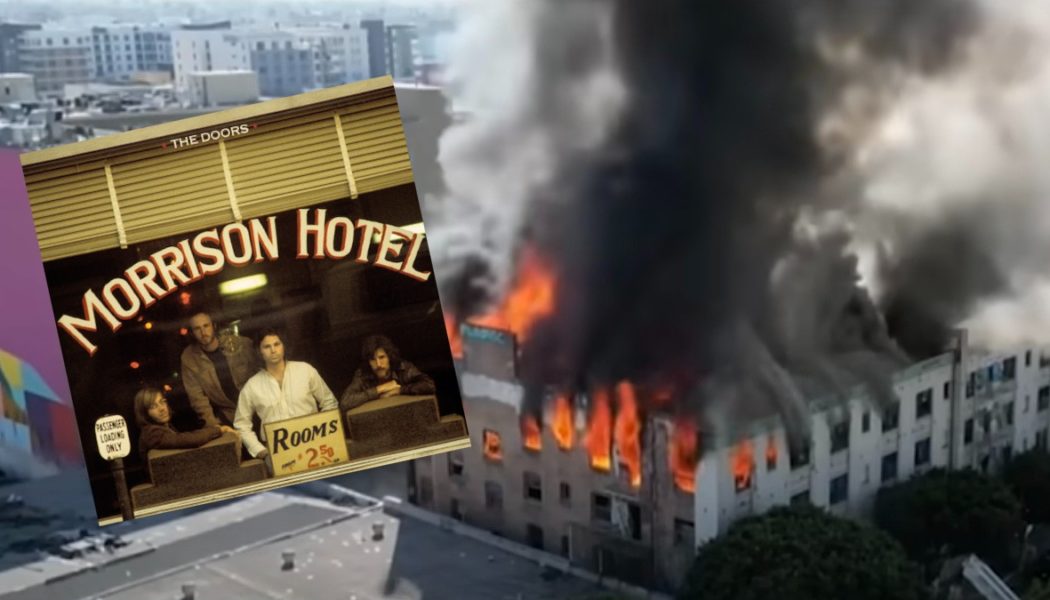 Morrison Hotel, made famous by The Doors, destroyed by fire