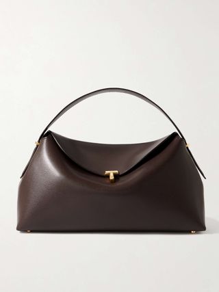 T-Lock Leather Shoulder Bag