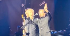 Paul McCartney and Ringo Starr reunite to perform “Sgt. Pepper’s” and “Helter Skelter”