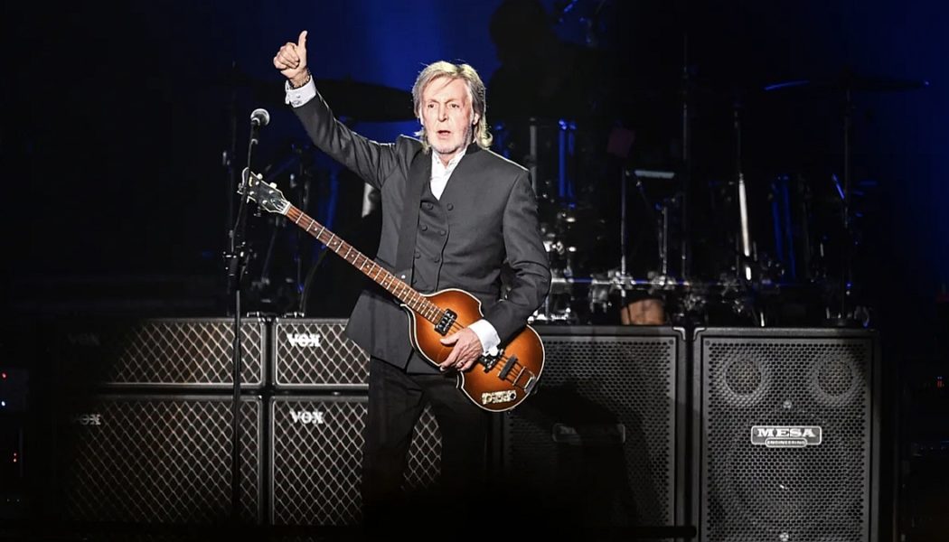 Paul McCartney's New Year's resolution is to "finish a new album"