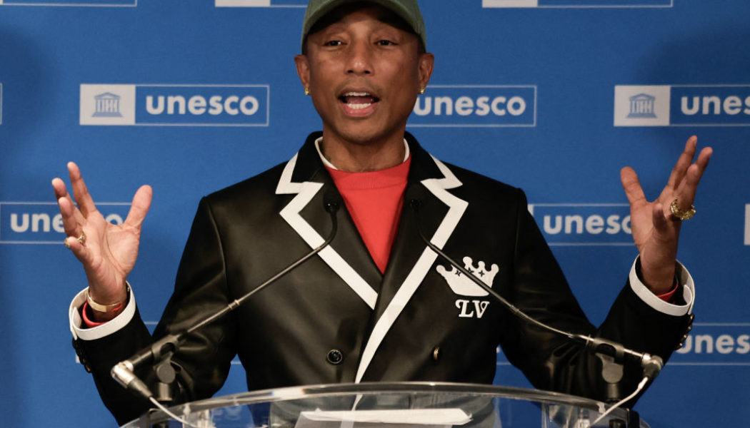 Pharrell Williams Appointed UNESCO Goodwill Ambassador For Arts Education