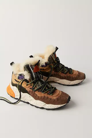 Mori Mid Shearling Sneakers