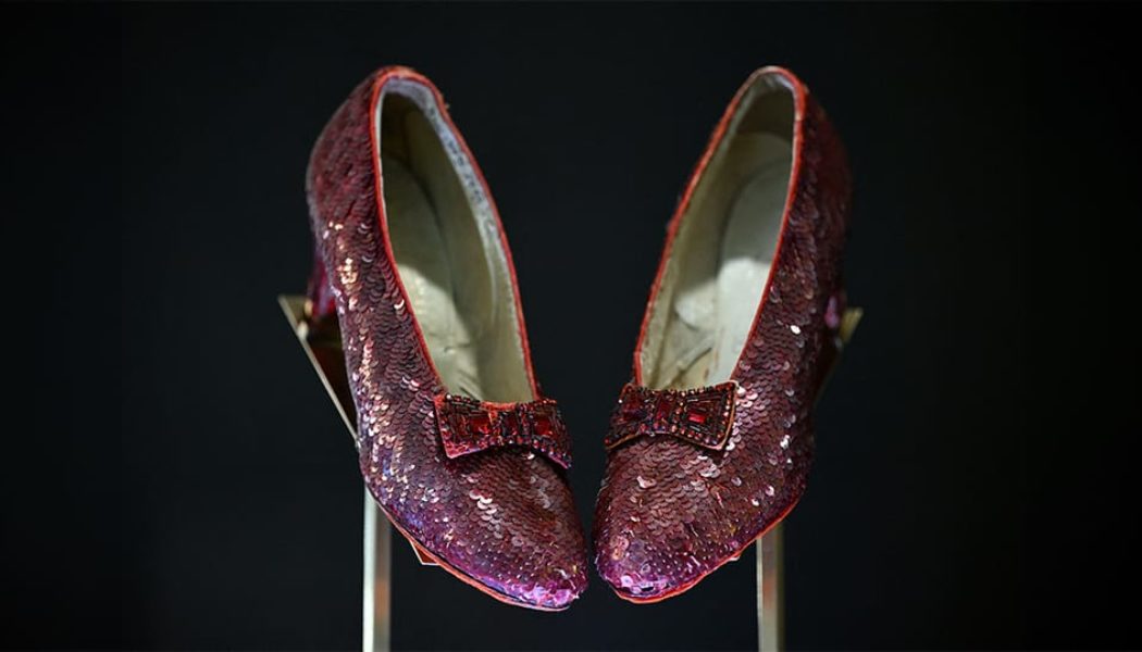 Ruby Slippers Worn by Judy Garland in 'The Wizard of Oz' Auctions for $28 Million USD