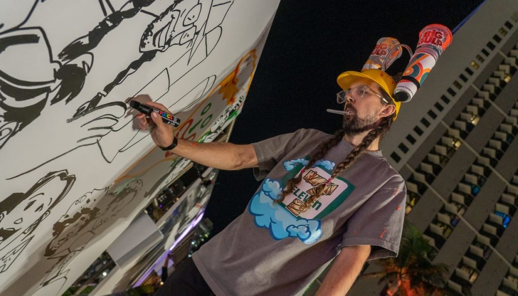 Secret Walls and Blue the Great’s Skate Collection Invade Miami Rooftop