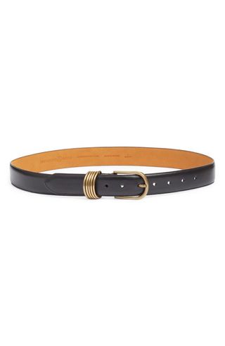 Parker Brass Hoop Leather Belt