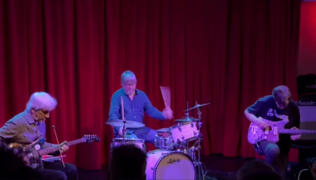 Sonic Youth's Thurston Moore, Lee Ranaldo, and Steve Shelley reunite for rare performance