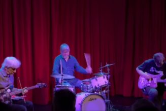 Sonic Youth's Thurston Moore, Lee Ranaldo, and Steve Shelley reunite for rare performance