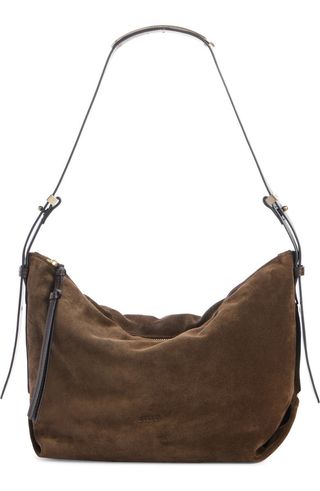 Leyden Suede Hobo Bag