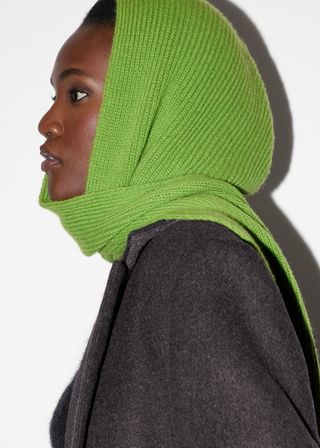 Hooded Wool Scarf