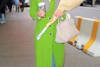 Sorry to My Beige Coats, But Katie Holmes Just Convinced Me to Prioritize This Color Instead