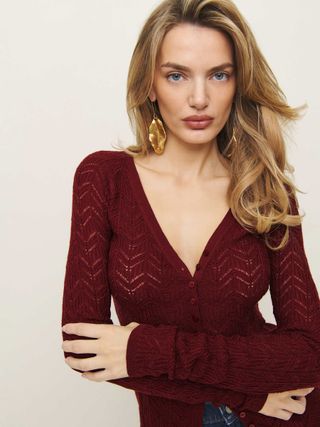 Sutton Regenerative Merino Open Knit Sweater