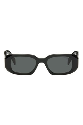 Prada Eyewear Black 'prada Symbole' Sunglasses