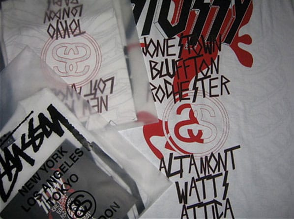 Stussy x invisible:man World Tour Tees