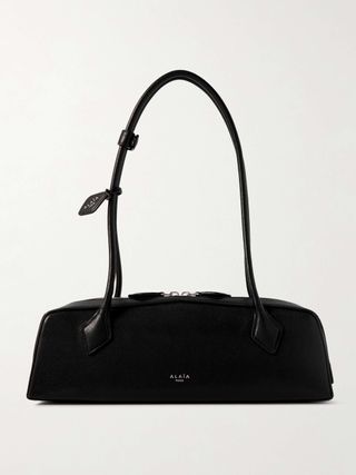 Le Teckel Textured-Leather Shoulder Bag