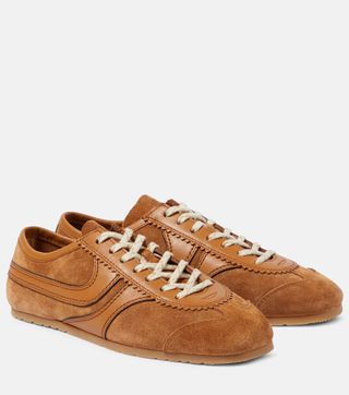 Leather and Suede Sneakers