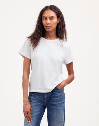 Madewell, Cotton Perfect Crewneck Tee