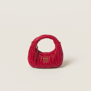 Wander Matelassé Nappa Leather Hobo Mini-Bag