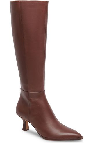 Auggie Pointed Toe Knee High Boot