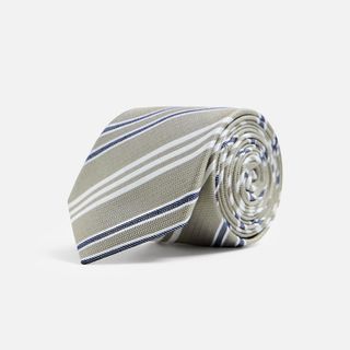 Striped Silk - Viscose Tie