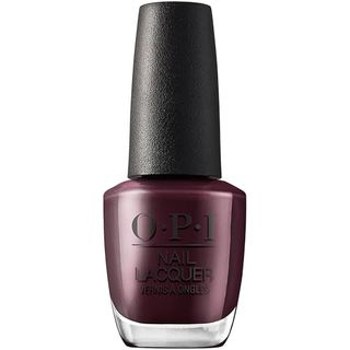 Opi Nail Lacquer Complimentary Wine | Opaque Dark Red Crème Chip Resistant Nail Polish | Muse of Milan Collection