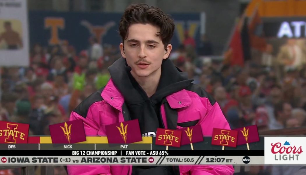 Timothée Chalamet is a College Football Savant