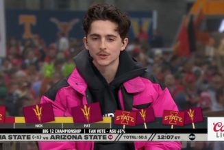 Timothée Chalamet is a College Football Savant