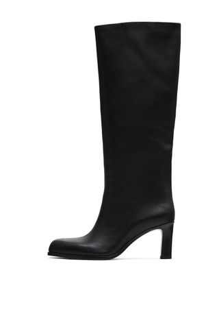 Heeled Leather Boots