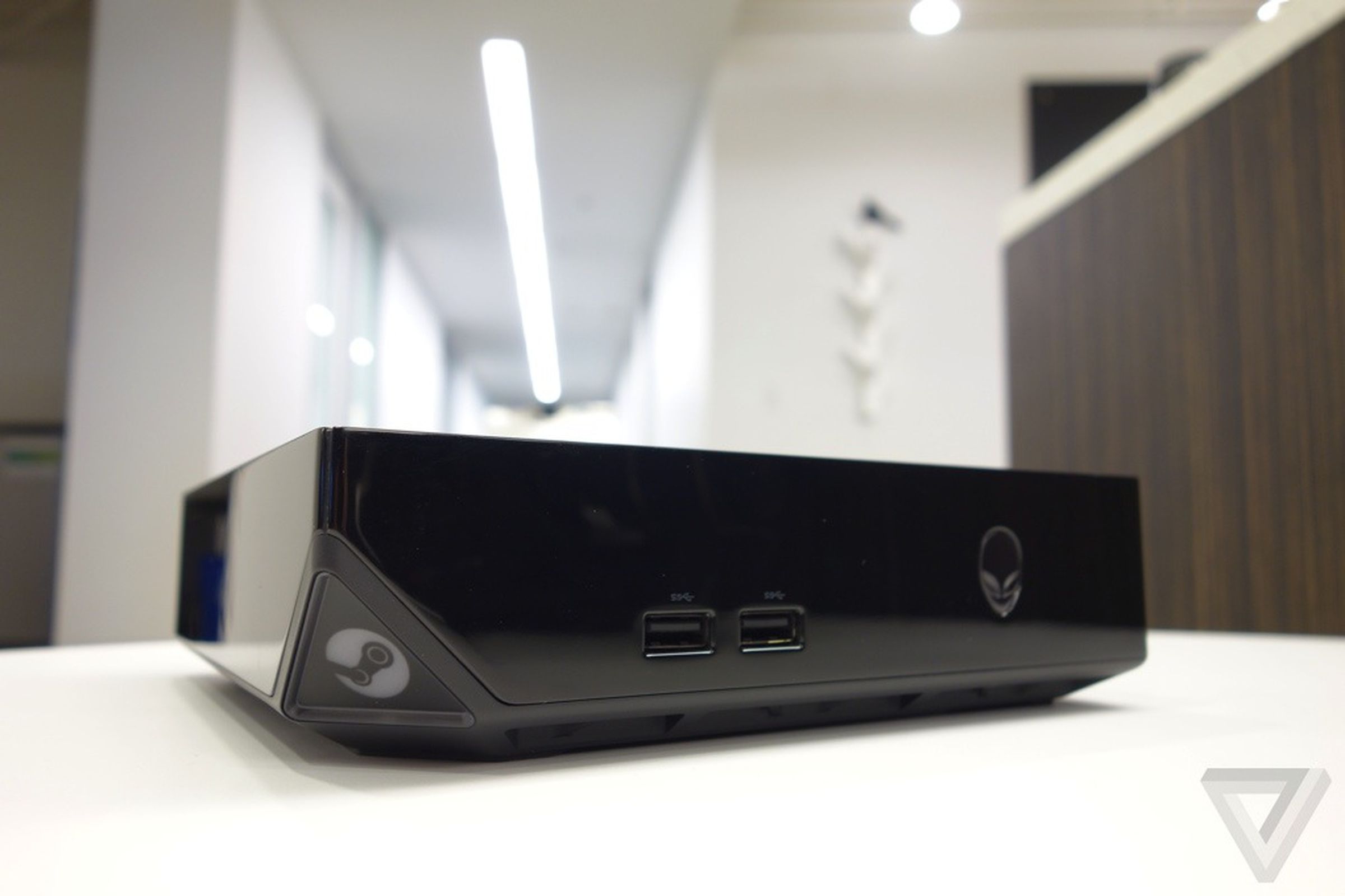 The Alienware Alpha was a planned Steam Machine, but Dell couldn’t afford to wait until Valve figured things out; it initially shipped with Windows instead. 