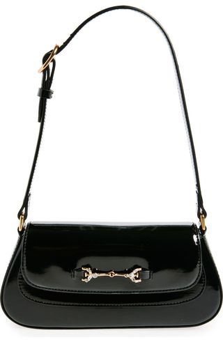 Small Loraine Faux Leather Shoulder Bag