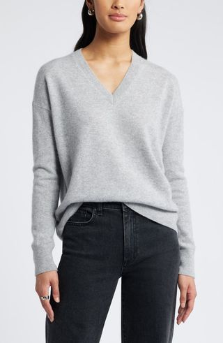 V-Neck Cashmere Sweater