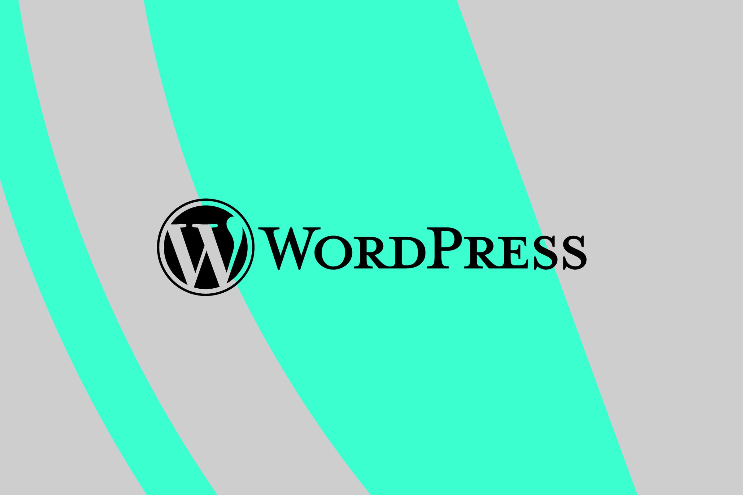 Vector illustration of the WordPress logo.