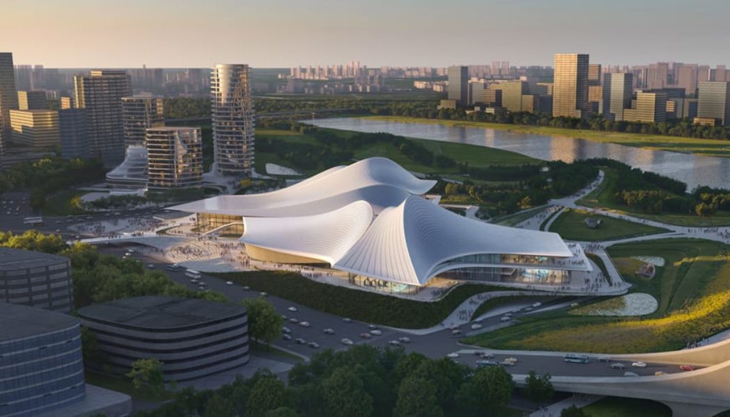 Zaha Hadid Architects Envisions the Future of Art and Culture Along the Cao'e River