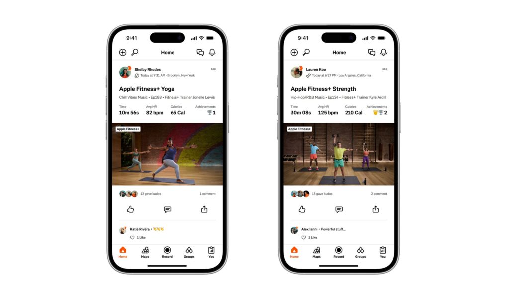 Apple Fitness Plus and Strava are collaborating with a new integration