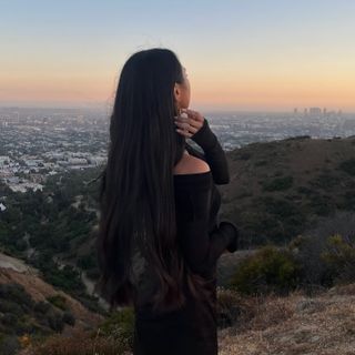 Woman outside in Los Angeles