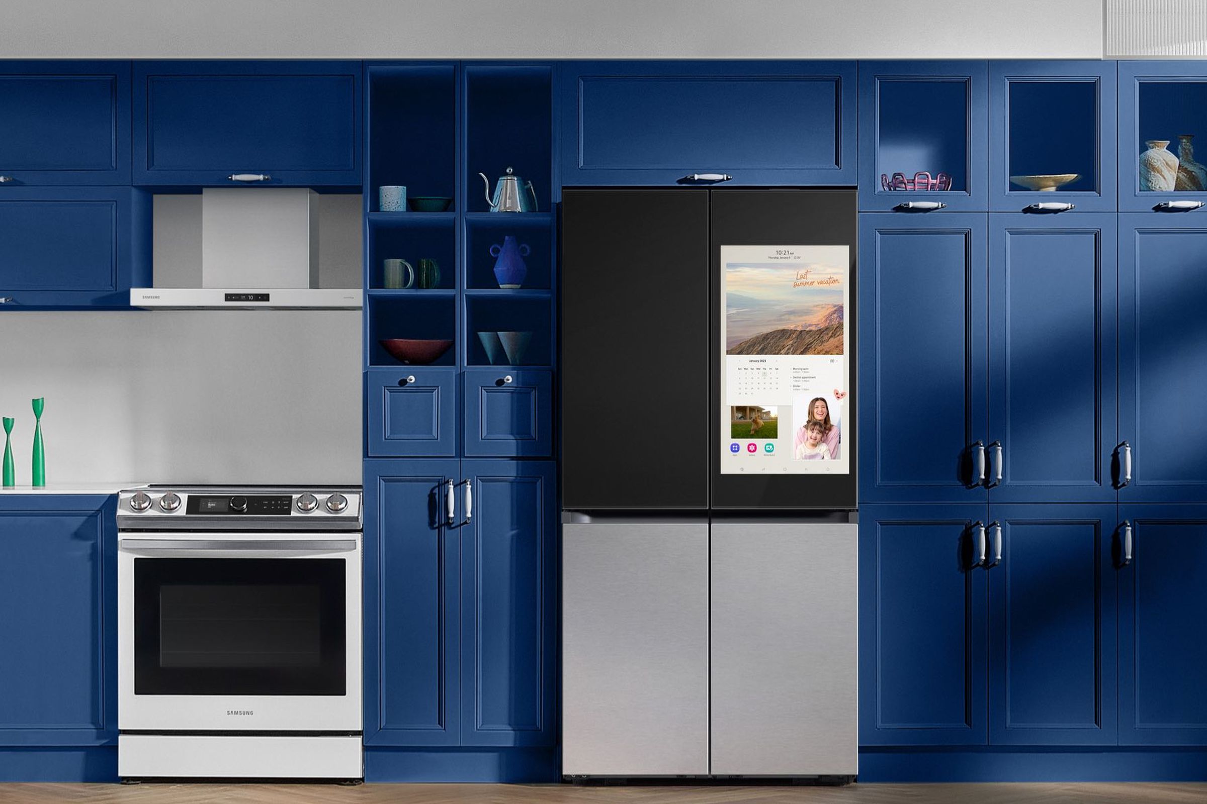 The Bespoke Family Hub Plus smart fridge