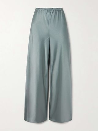 Colby Satin Wide-Leg Pants