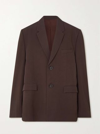 Jill Oversized Twill Blazer