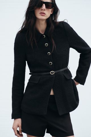 Structured Belted Jacket