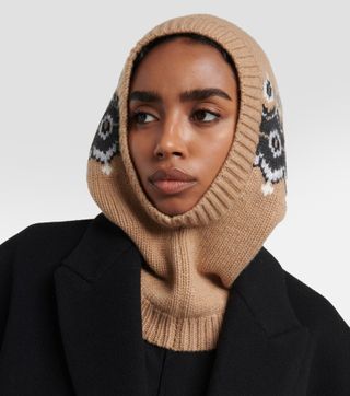 Granada Intarsia Cashmere Ski Mask