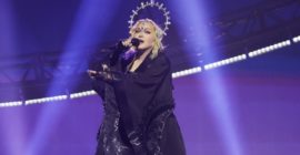 Madonna does standup comedy set in New York City