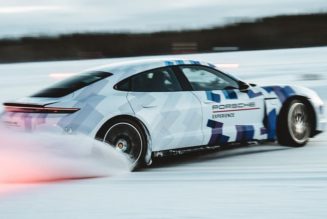 Porsche Taycan GTS Sets Guinness World Record for Longest Ice Drift